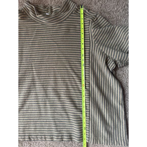 J. Jill Seamed Mock-Neck Long Sleeve Top Womens 4X Plus Size Tan Brown - Picture 5 of 5